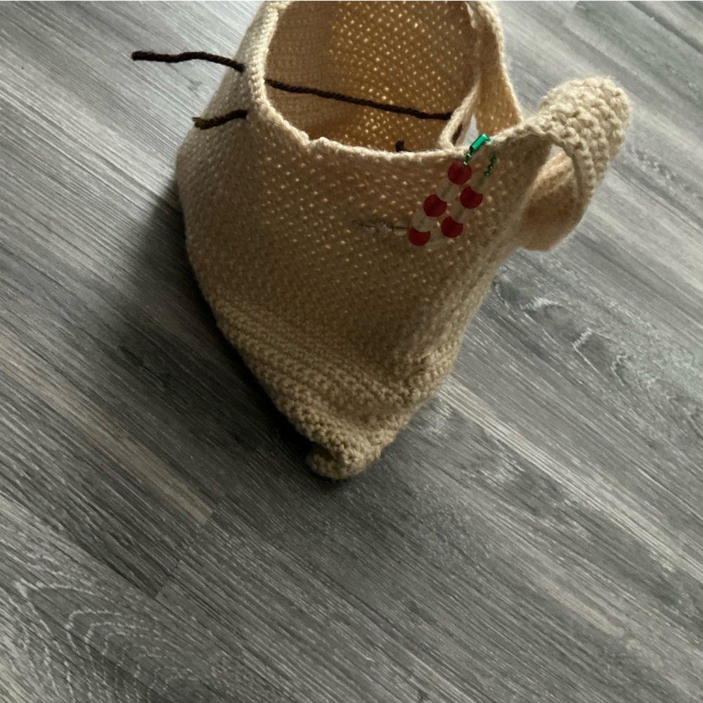 🧶 Handmade Crochet Shoulder Bag with Star Design - Picture 5 of 6